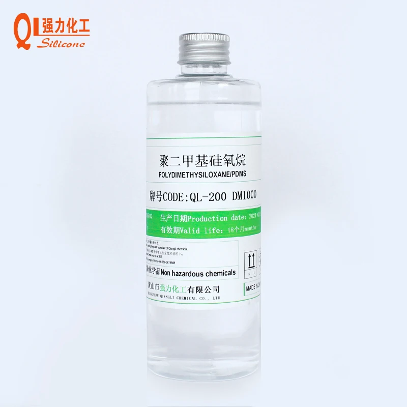 QL-200 DM 1000 мульти вязкость низкотемпературный очищающий фермент DPM для косметики Polydimethylsiloxane1000 2000 3000 5000cst цены по прейскуранту завода-изготовителя