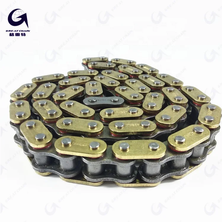 Золотая цепь для мотоцикла 420 428 520