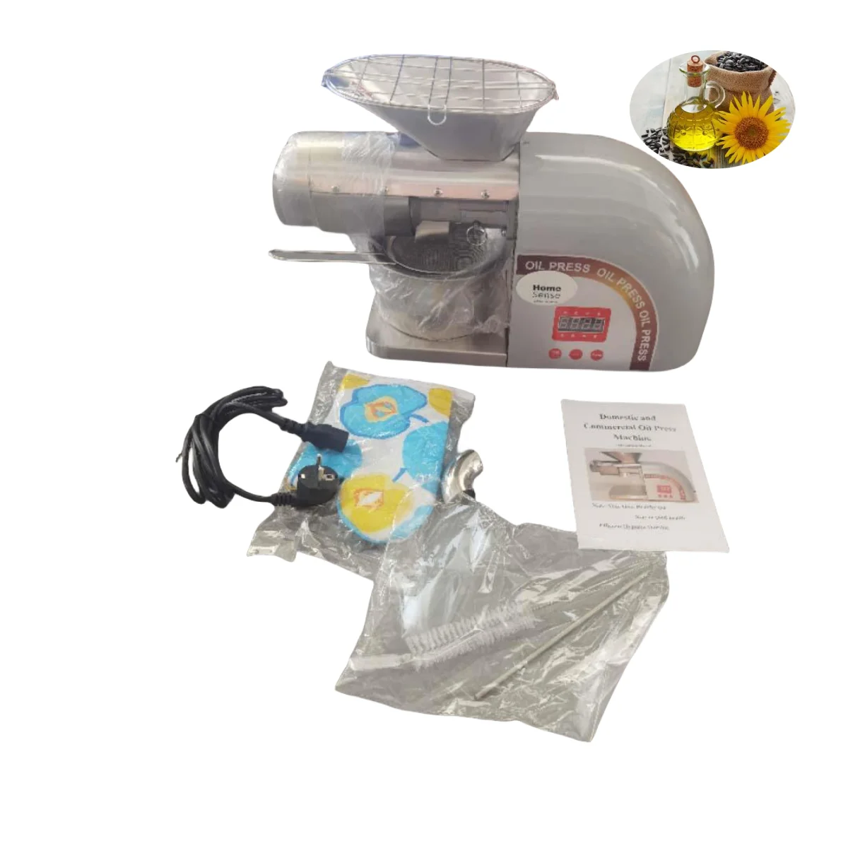 Fully automatic cold small cooking oil machine making olive oil press HJ-P08