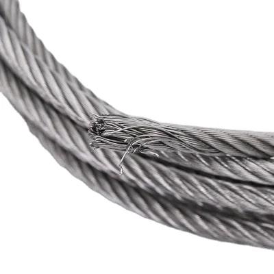 304/316 stainless steel wire rope for control cable