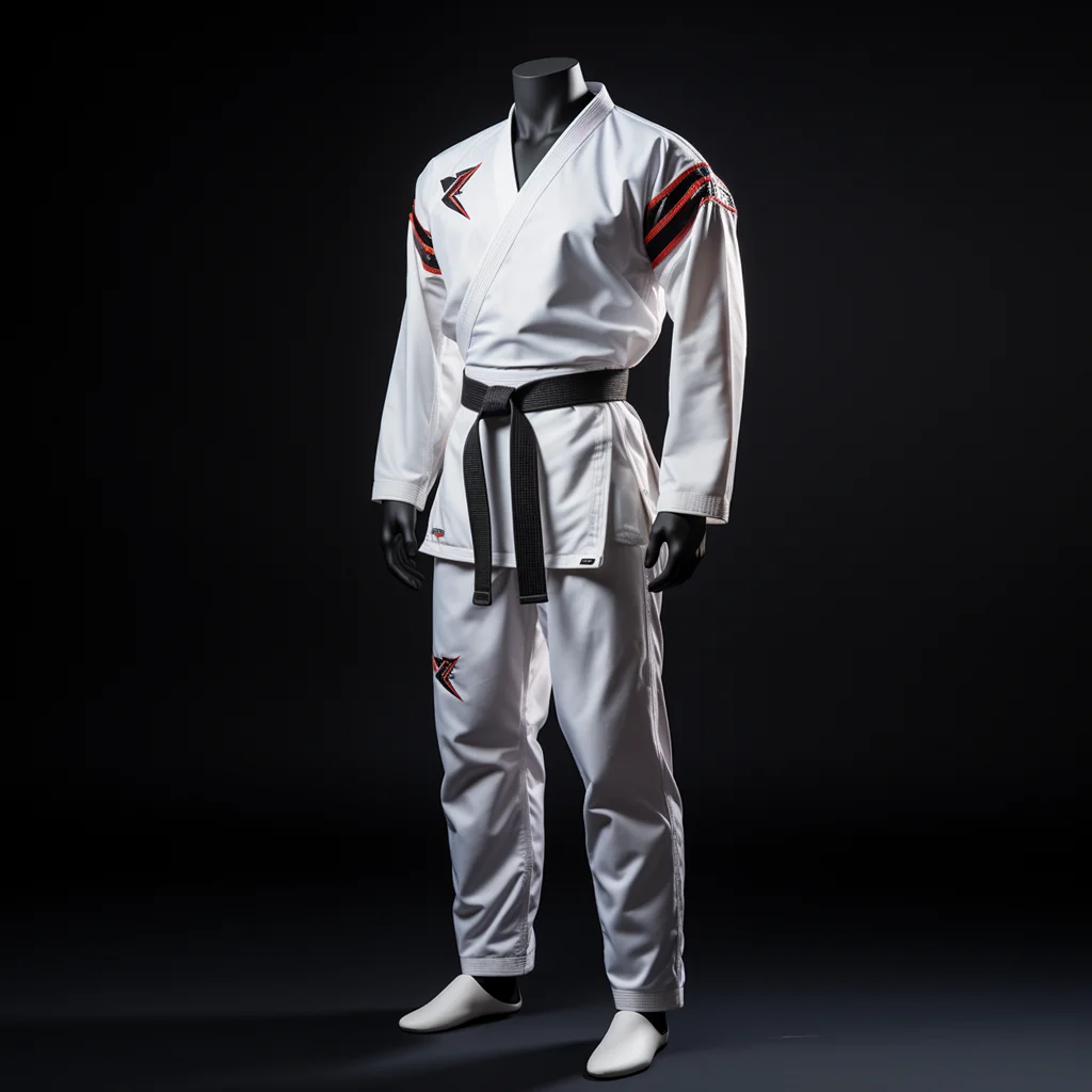 Ali baba online store karate competition and training White Twill canvas karate suit wkf