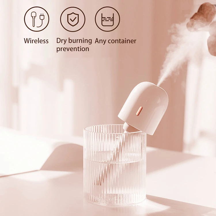 Safe sterilization cabin filter humidifier wireless NM 50ml spray diffuser two gear adjustment 12-hour endurance mini humidifier