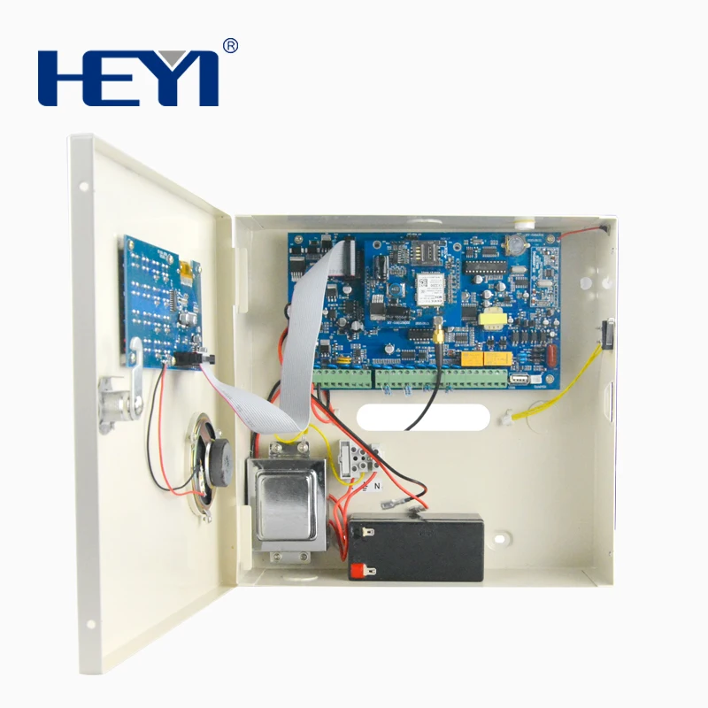 Hot Sale HEYI Industrial Engineering Wired Wireless 2G 4G LAN PSTN Alarm Panel for Perimeter Fire Intrusion Intruder System