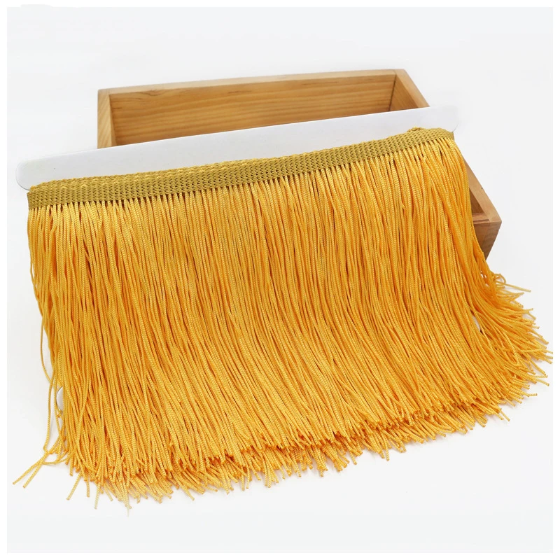 
Polyester Lace Trims DIY Sewing Tassel Fringe Trimming For Latin Dress Stage Garment Curtain Accessories 