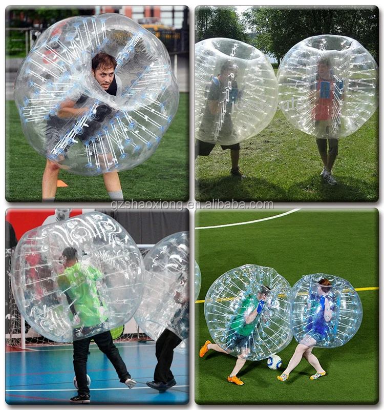 Hot Selling Human Knocker Bubble Football Soccer Body Zorb Ball Inflatable Bumper Balls Outdoor Water Toys For Kids Adults