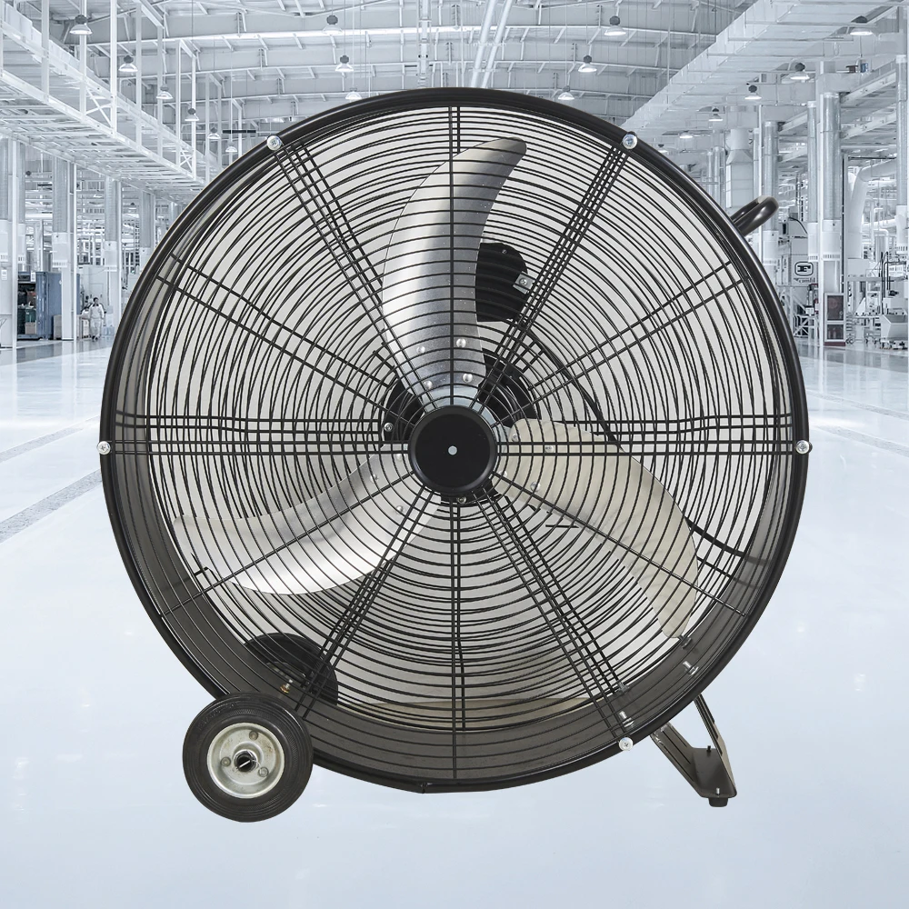 Customized OEM Air Circulation Floor Cooling Fan 24 Inch Commercial Powerful Metal Industrial Floor Fan