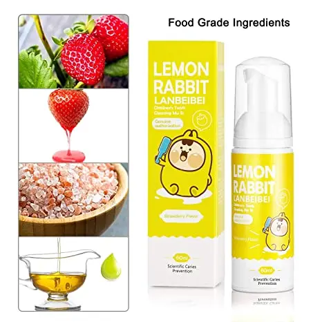 Wholesale Teeth Whitening Mousse Toothpaste For Kids Oral Care Teeth Cleaning Food Grade Dental Tandpasta