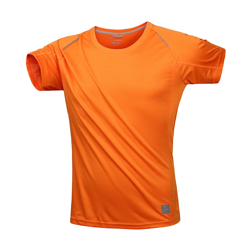 Wholesale fabric Summer Short Sleeve Gym wear Men Custom Printing Logo dryfit t-shirts sublimation used sports from usa