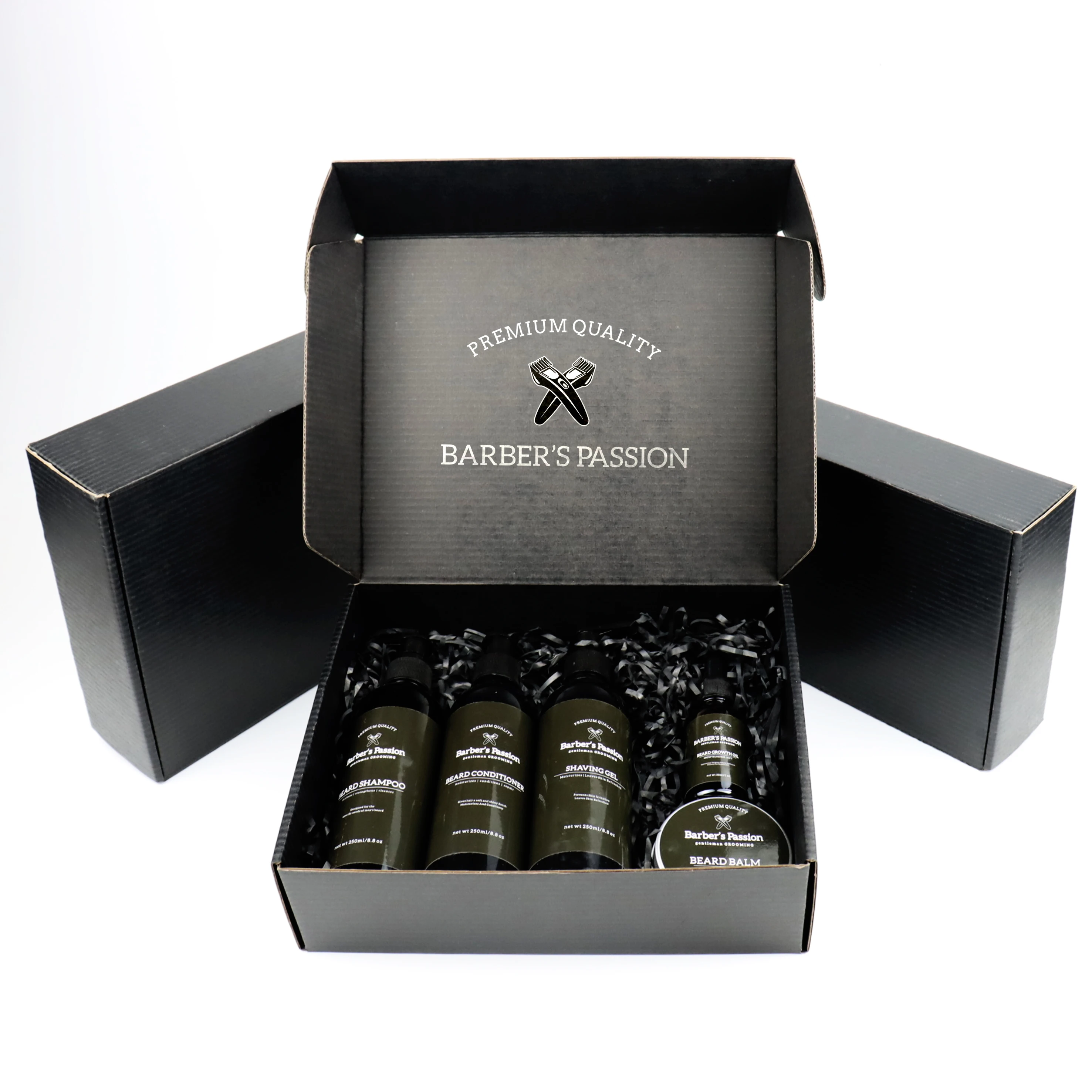 custom private label growth hair beard mens organic beard oil beard care kit for men