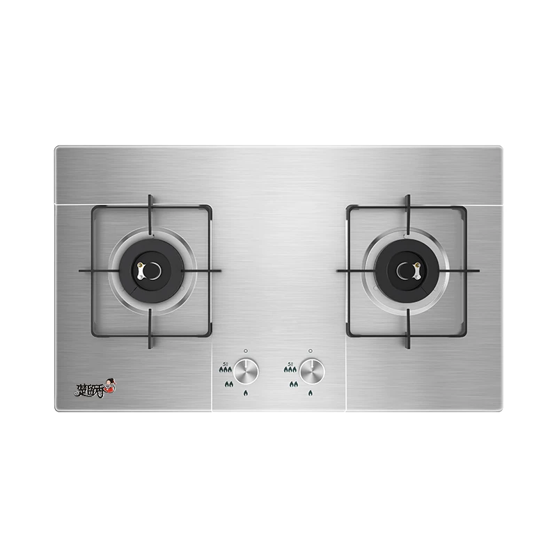 Factory Price gas stove manufacturer 2 burner LPG stainless steel cooker hob gas
