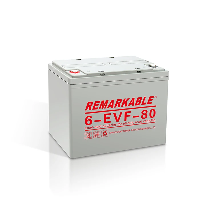 12V 80ah  lead acid battery ev electric car battery pack 6-EVF-80
