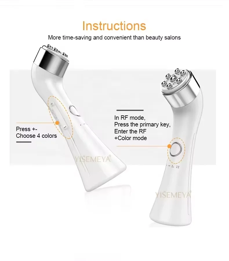 Best At-home Radio Frequency Anti Aging Machine Portable  Ems Led Face Lifting Beauty Device