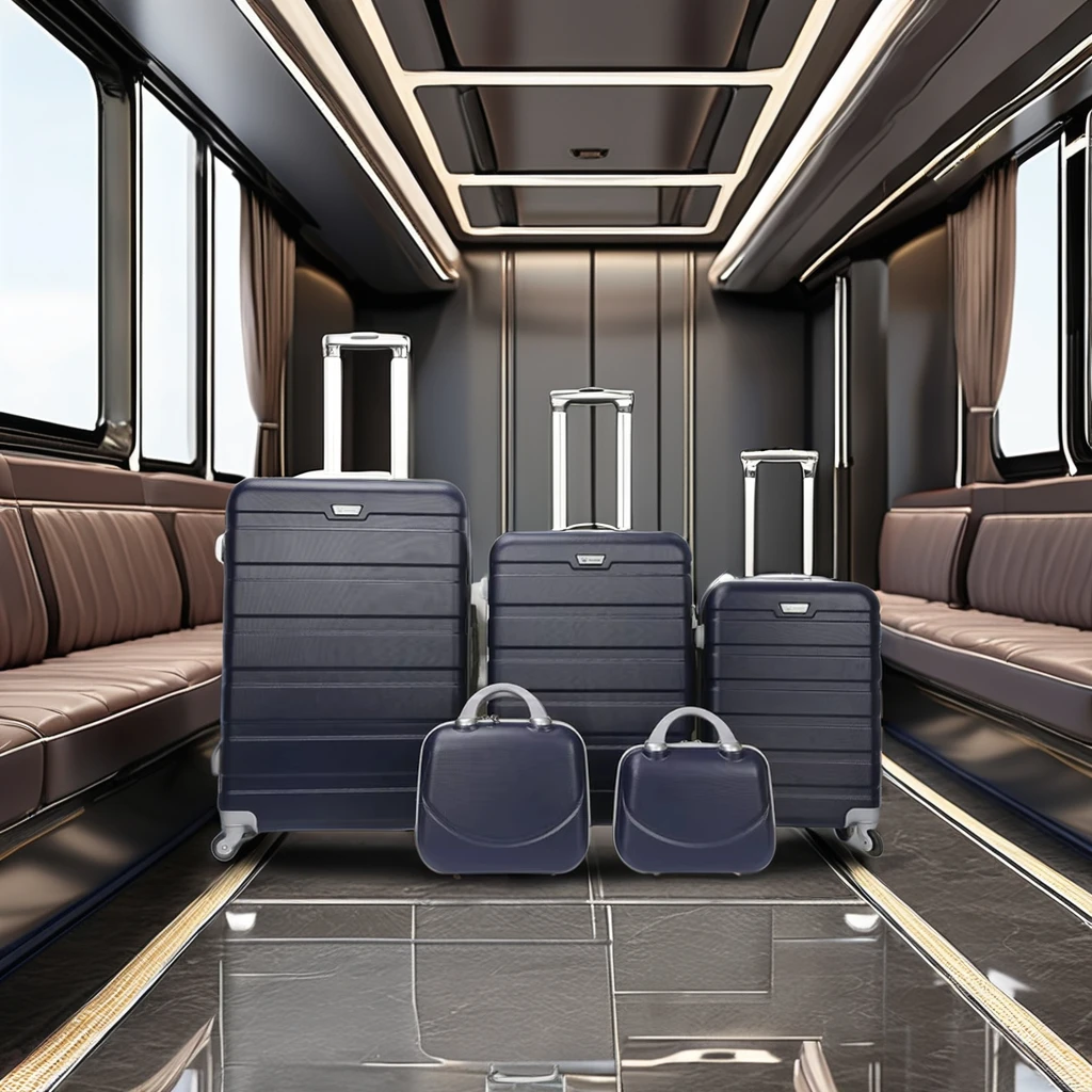 Travel Trolley Luggage  Hardshell ABS 20 24 28 Carton Suitcase Spinner Unisex Fashionable 10 Kg Luggage Suitcase Dacron 210D