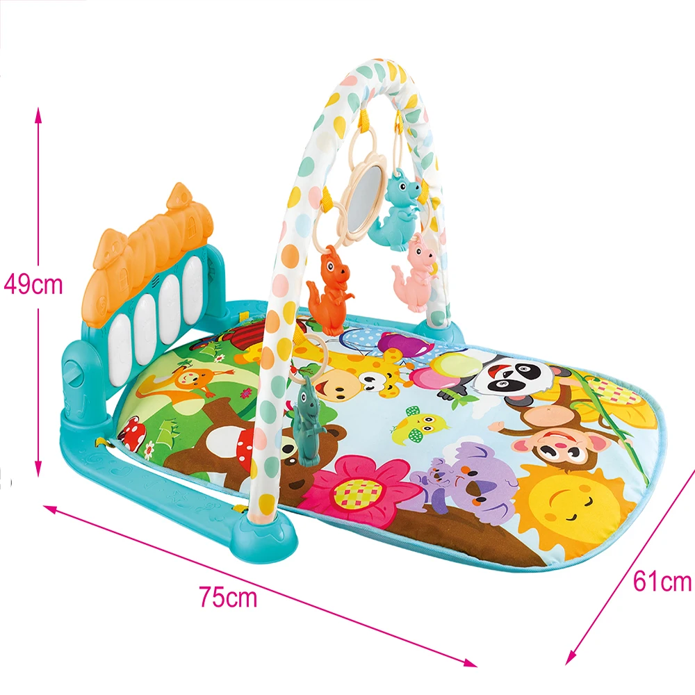 Manufacturer Wholesale baby play mats infant tummy time piano mat play activity gym for babies 0-12 months