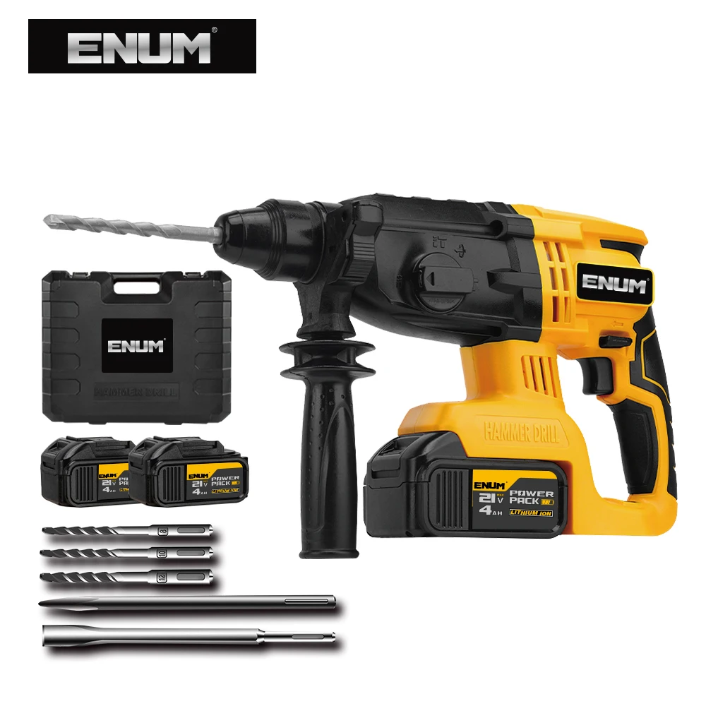 Cordless 26B Rotary Hammer Drill Machine Mini Core Impact Drill with Variable Speed Battery Power Source and OEM Support