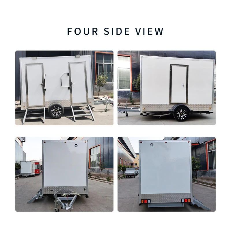Luxury portable prefab sanitary bathroom modular portable mobile toilets shower cabin