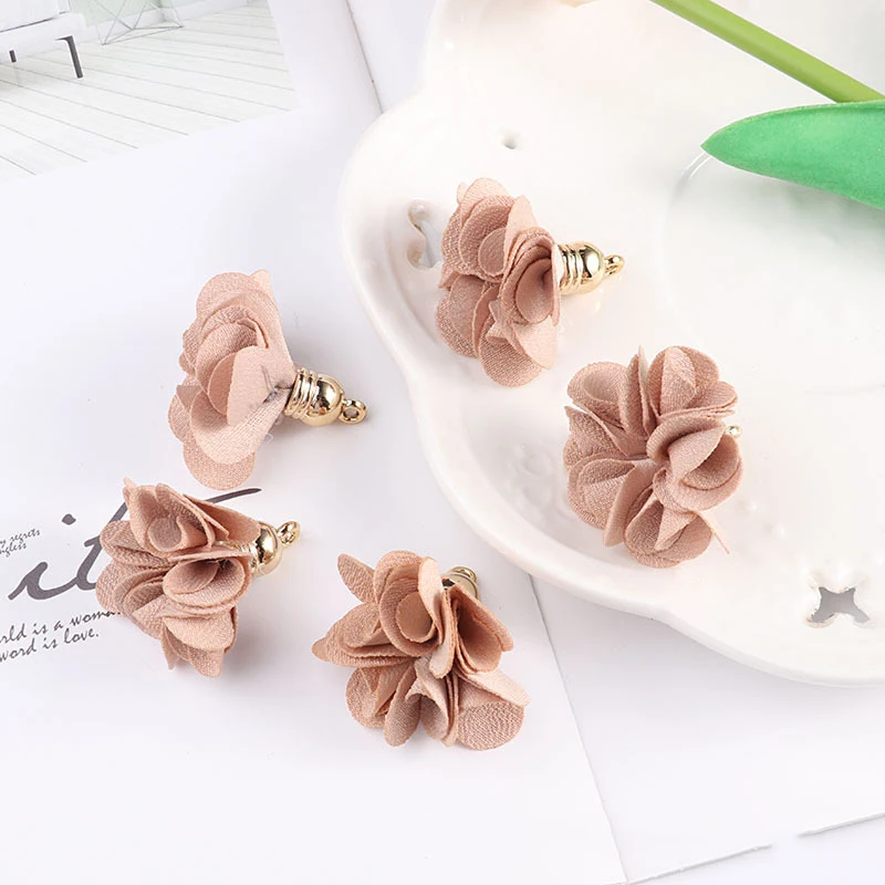 Тканевые подвески с цветами и кисточками для брелоков, ремешки для мобильных телефонов, ювелирные подвески, подвески «сделай сам», Швейные аксессуары