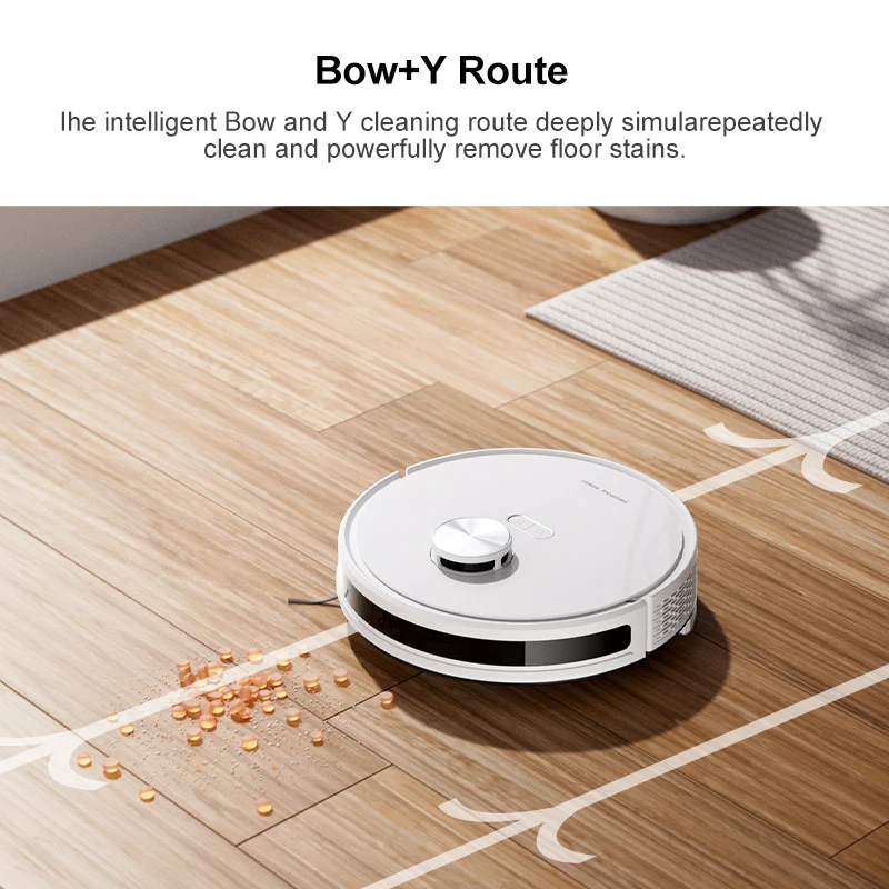 X8D Laser Navigation Dust Auto Empty Dock Smart Sweeping Robot Vacuum Cleaner Smart Robot With Mapping