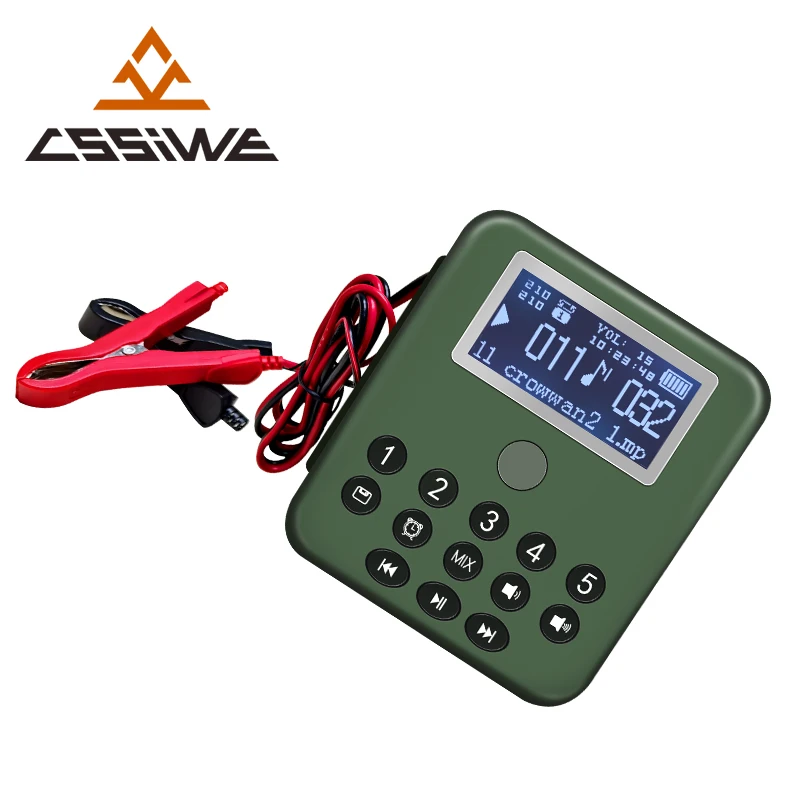 Customization Logo Waterproof Machine Mp3 Remote Control Bird Sounds Hunting Voice Calling Machine For 80W Speaker