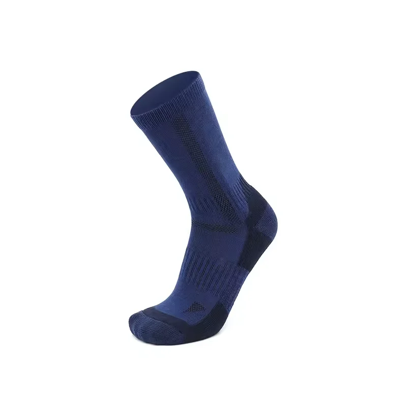 Custom logo sock Merino wool thick wool socks Cushioned Trekking Work Outdoor Hiking Men Socks