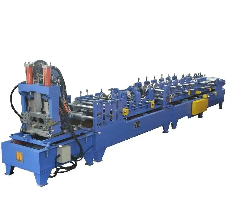 Drywall Metal Stud CZ Making Machine Light Gauge Keel Stud Track C Channel Steel Roll Forming Machine
