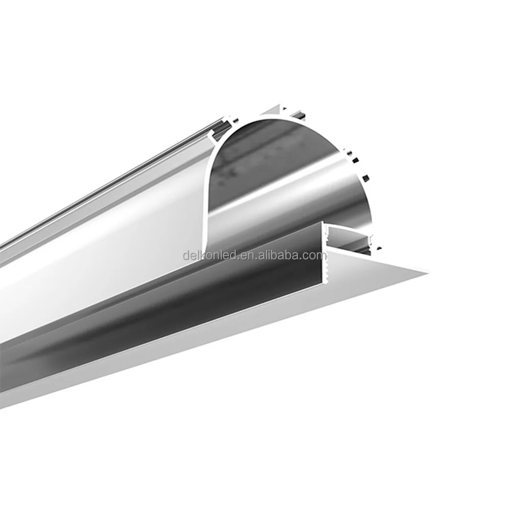 101*68mm Cove Lighting Wall/Ceiling Plaster LED Drywall Aluminium Profile for Indoor Architectural Lighting