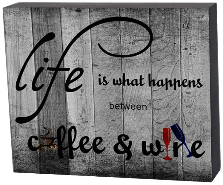 
Customize Retro wood coffee shop sign board 