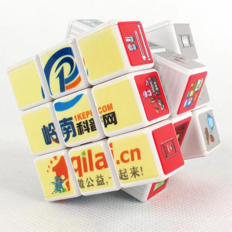Изготовленный на заказ высокое качество 3x3 волшебный куб с фотопечатью головоломка Развивающие игрушки