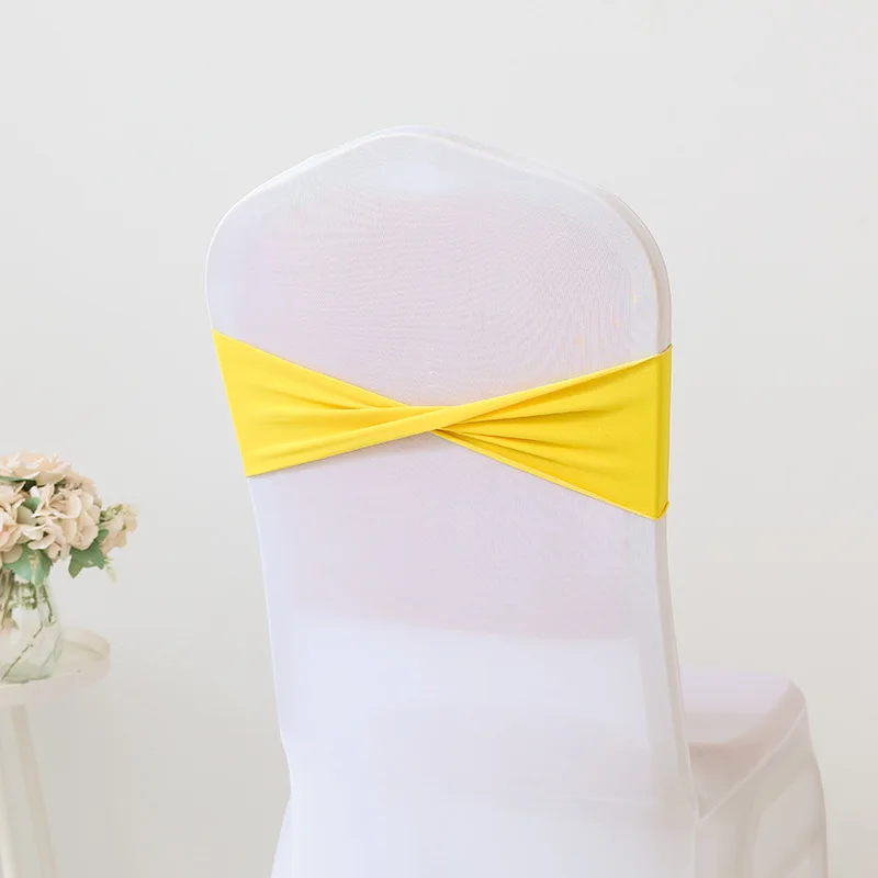 Simple Easy To Install  Decoration Sashes Multi Color Chair Sashes For Wedding Banquets Party