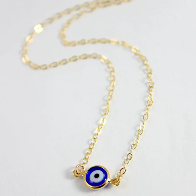 Fashion Blue Eye Necklace Evil Eye Pendant Necklace for Women