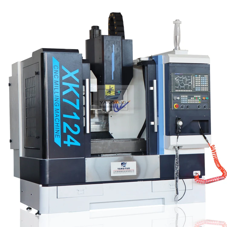 cheap price factory sell FANUC 0i MF system vertical milling machine center XK7124 vmc milling machine