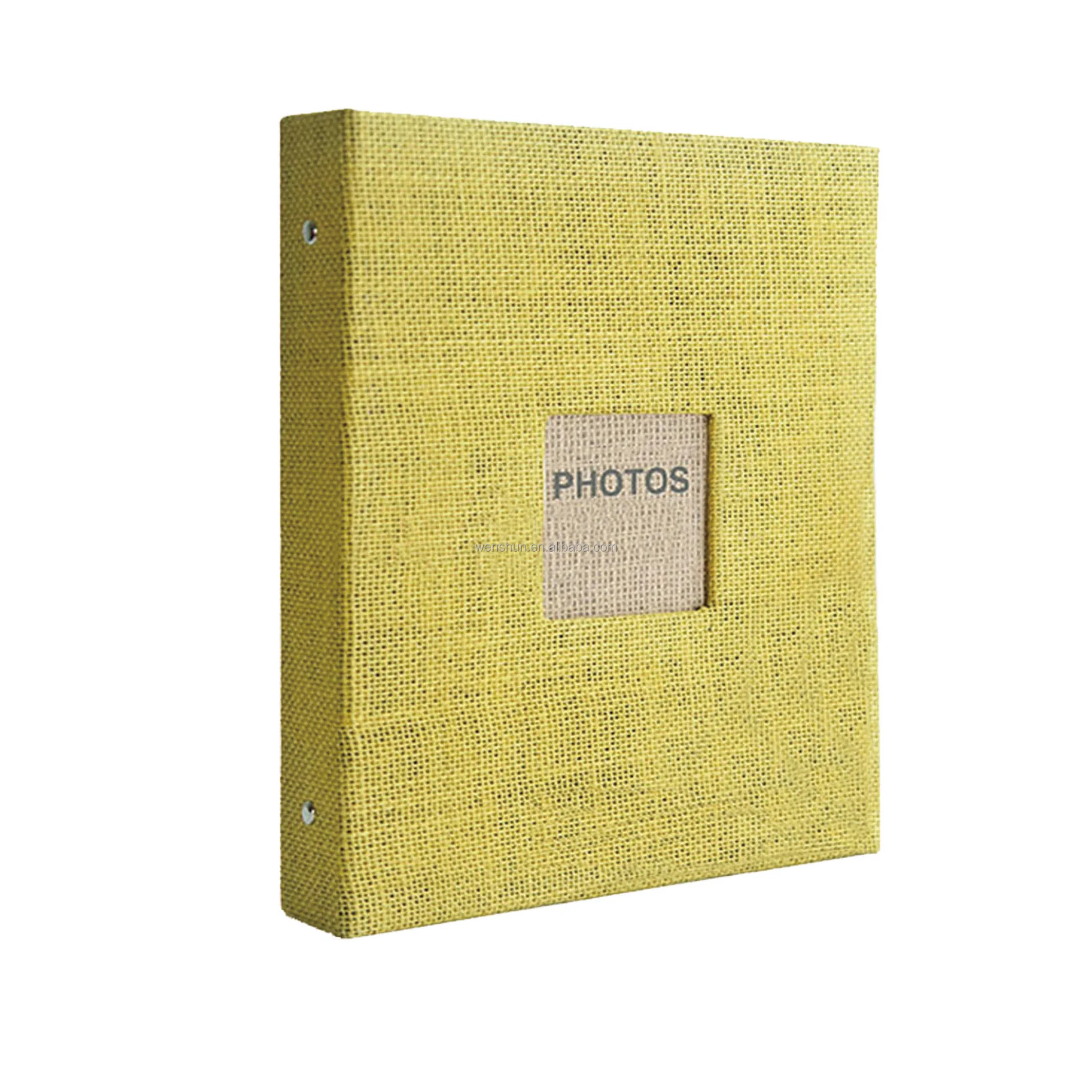 Good Quality Printing Collect Photos Album Design Latest Wedding 4x6 Linen Photo Album