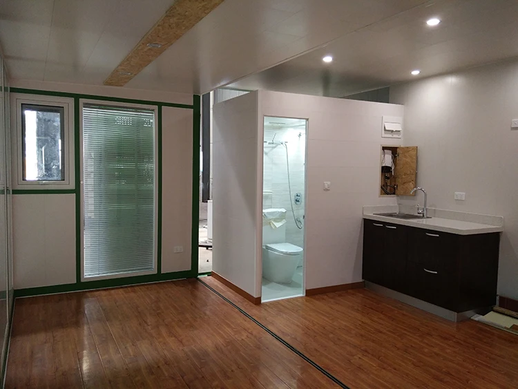 Luxury 20FT expandable container prefabricated house living homes