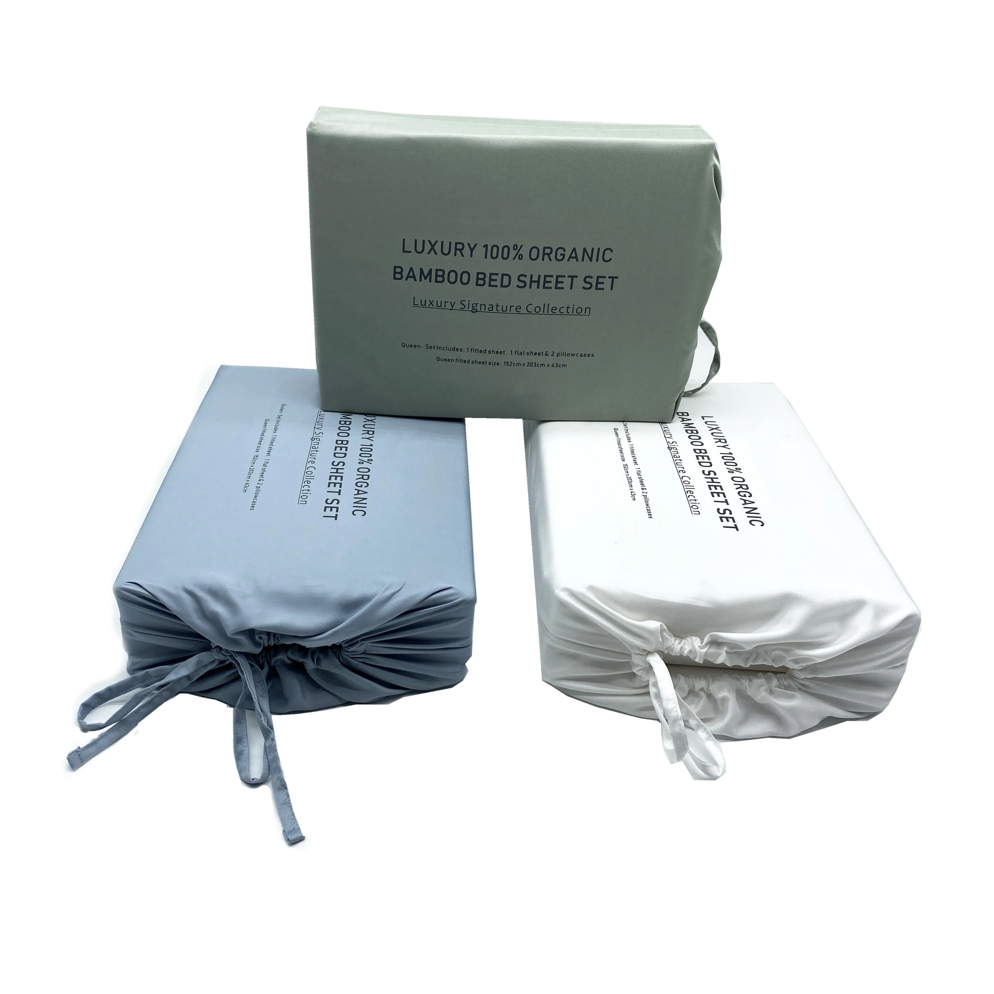 Wholesale Silk soft 300TC natural bamboo top quality bedroom sheet sets