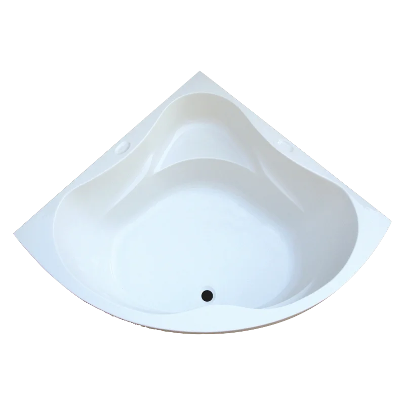 2022 Factory OEM Drop-in Acrylic Corner Bath Tubs with Skirt Apron Baby Bathtub Seat