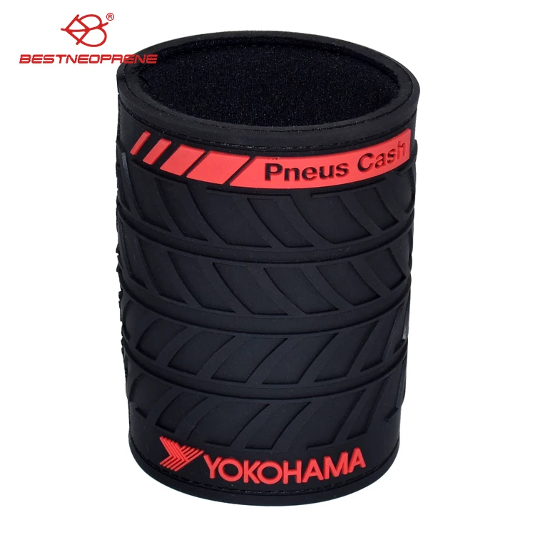 Promotional Tyre neoprene stubby holder,beer holder