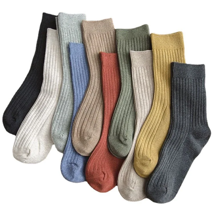 Bioserica Era autumn and winter new wholesale JK style anti odor cotton custom sports socks for women