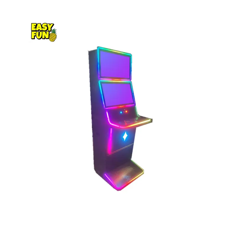 Вертикальный многофункциональный игровой шкаф Платиновый 1 2 Сенсорный автомат с двумя мониторами