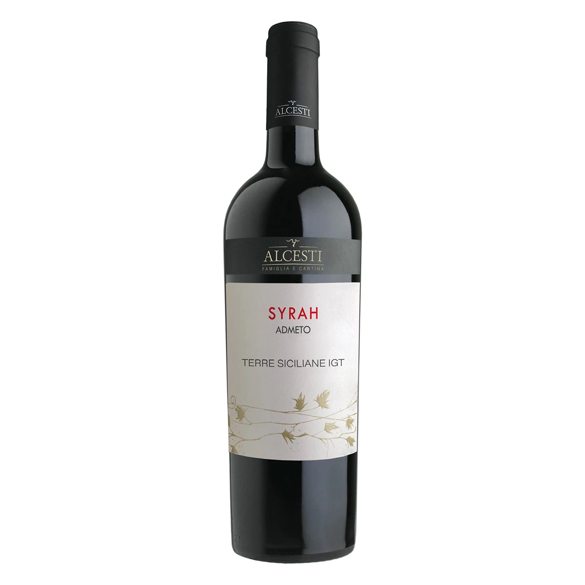 Красное вино Syrah Vegan высшего качества изготовленное в Италии из бутылки Sicilia 0 75 л столового вина от Alcesti