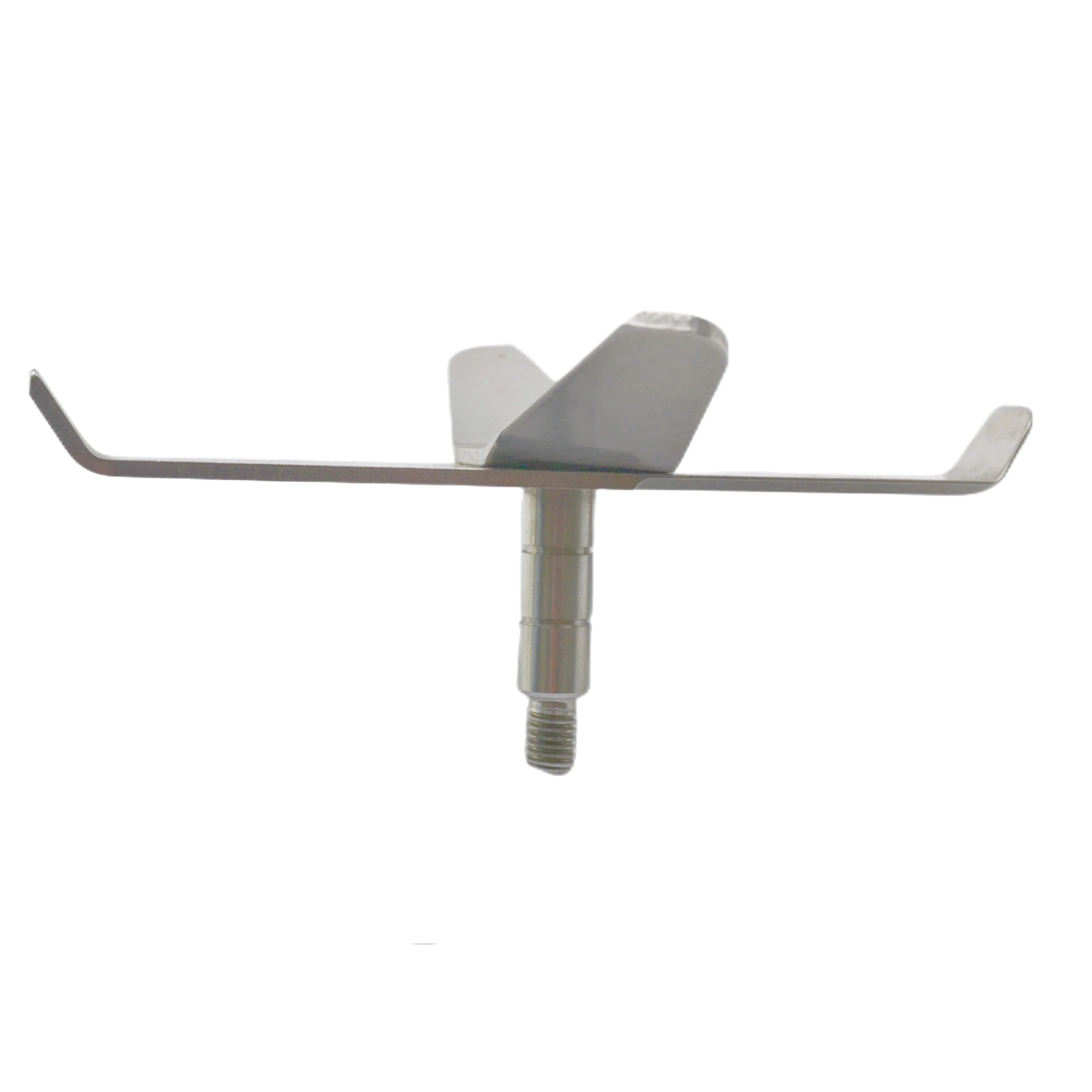 Customized 304 Stainless steel Lab Propellers 3 Blade 4 Anchor centrifugal paddle shafts for Overhead stirrer