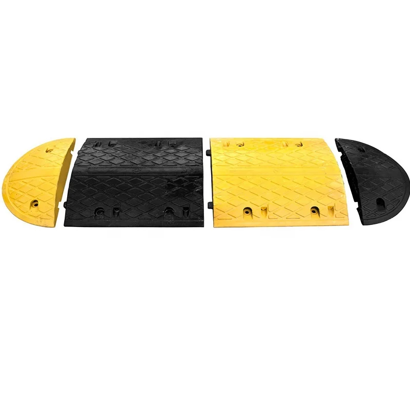 1000*380*50mm road safety rubber speed hump