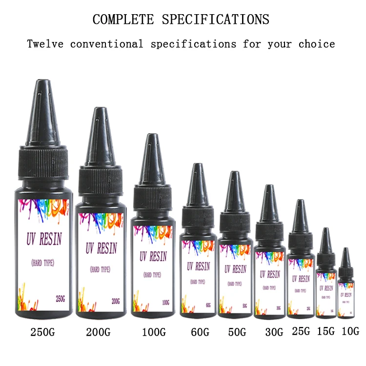 Hard Crystal Clear Curing Universal Ultraviolet Colorless Uv Adhesive Glue Resin For Photo Dis
