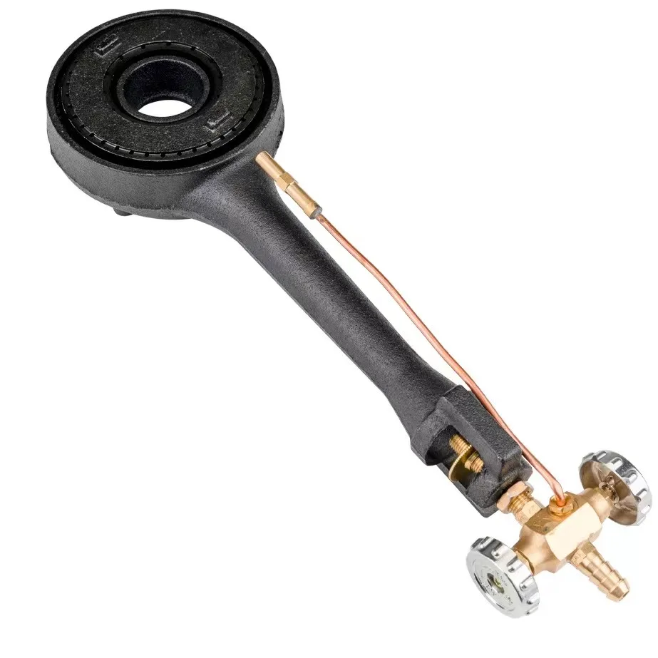 YIUAN low price high pressure gas stove burner parts industrial cast iron single burner wok stove in cooking