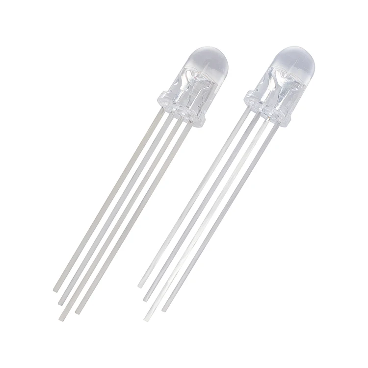 5mm dip diode led 4-pin rgb led diode