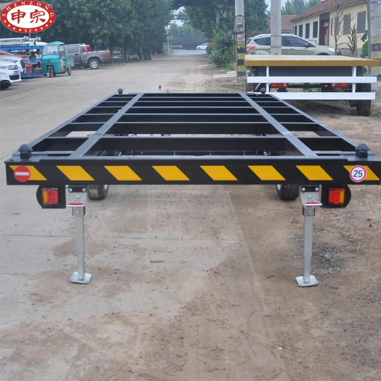 100% High quality steel 3.5 ton mobile house chassis trailer