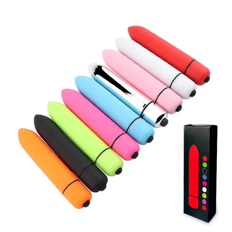 
10 Vibration Modes Colorful Bullet Vibrator Couples Flirting Mini Pocket Adult Sex Toys Factory Direct 