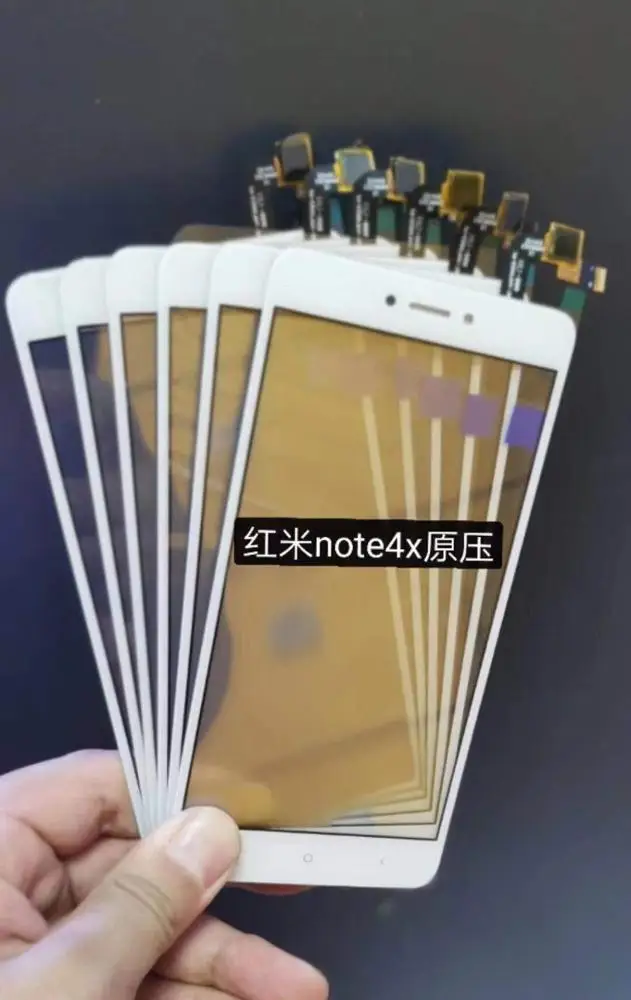 Mobile Phone Cellphone Touchscreen for Redmi Note 4X Note4 Touch Screen Front Glass Digitizer Panel Lens Sensor WG