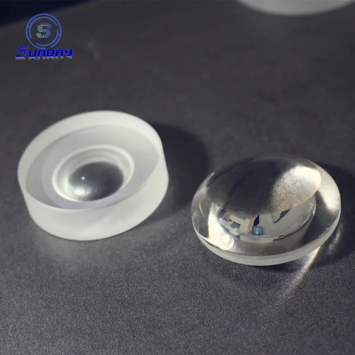 Factory manufacturers led Optical glass  double convex lens
