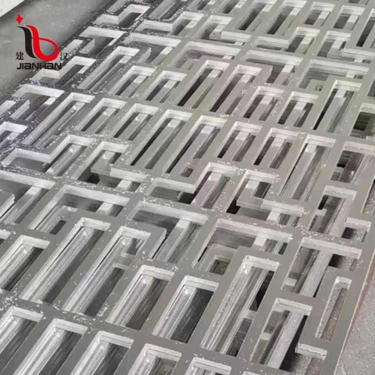 Aluminum Garden Decor Fireproof Exterior Panel Laser Cut Facades Curtain Wall Engraved Panel