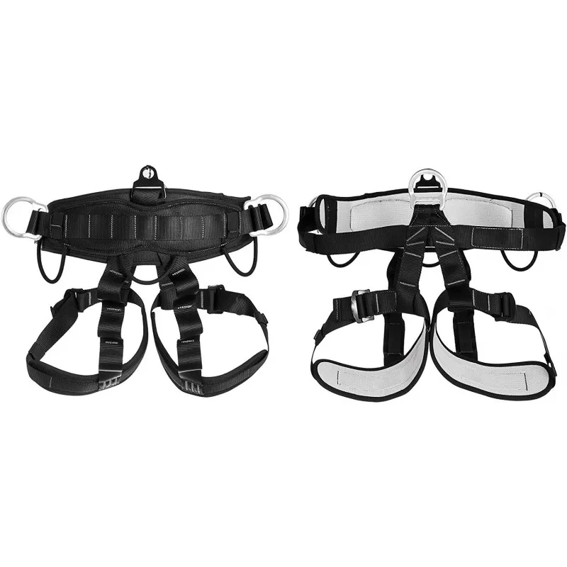 Heavy duty  outdoor  rock climbing half body safety harness for fall protection